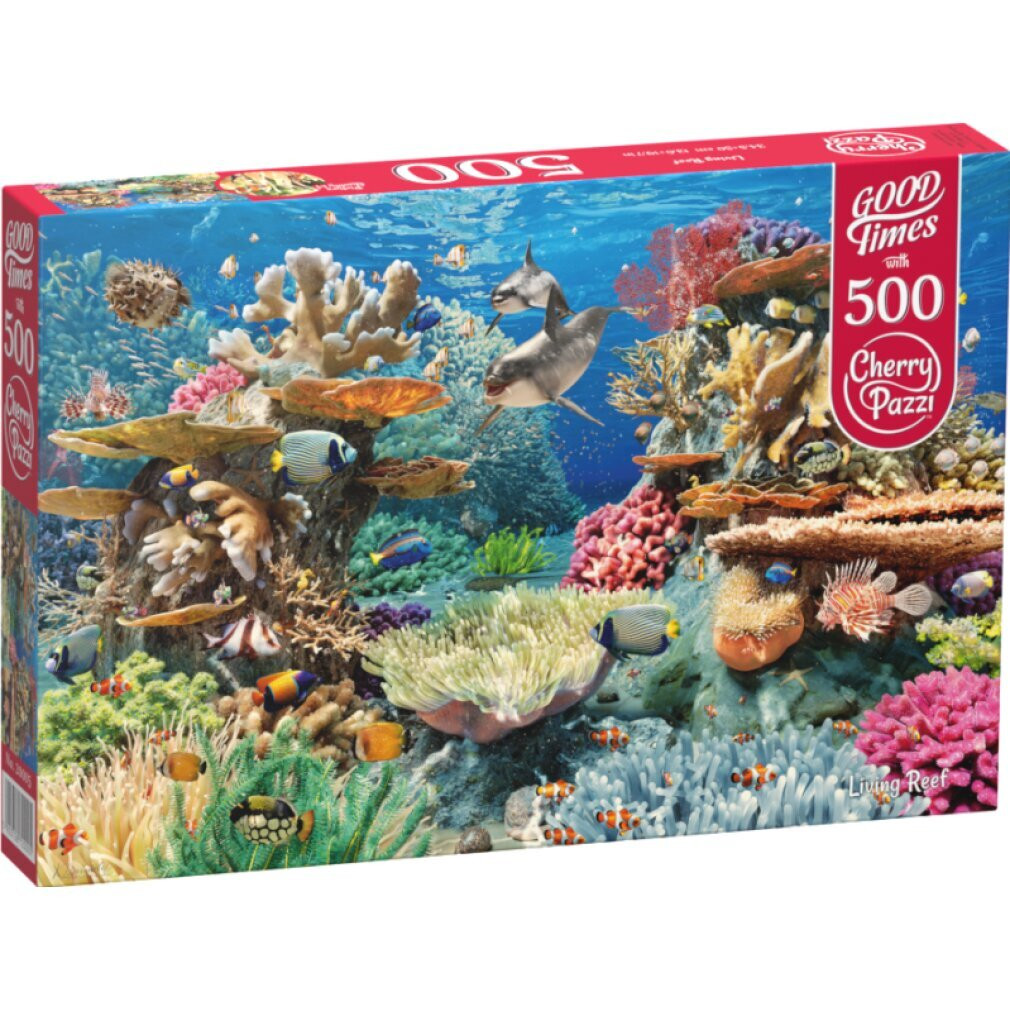 CherryPazzi Puzzel Levend koraalrif 500 stukjes