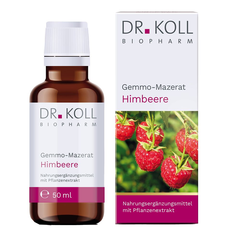 Gemmo Mazerat Himbeere Bio 50 ml Tropfen