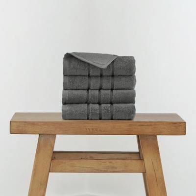 Cariloha Hand Towel   Turkish Cotton and Viscose Material Blend   Extra Smooth, Odor Resistant and Highly Absorbent