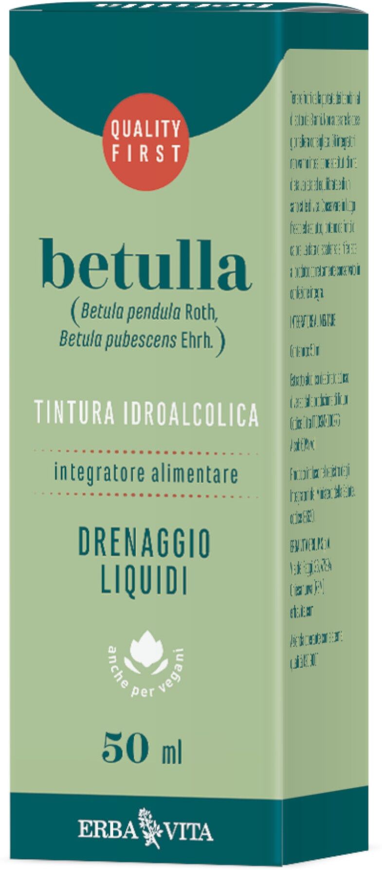 ERBA VITA Estratto Idroalcolico - Betulla 50ml 