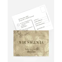 Antwortkarten für Ihre Feier selbst gestalten mit Spruch und Fotos im Onlinedesigner bei Meine-Kartenmanufaktur.de