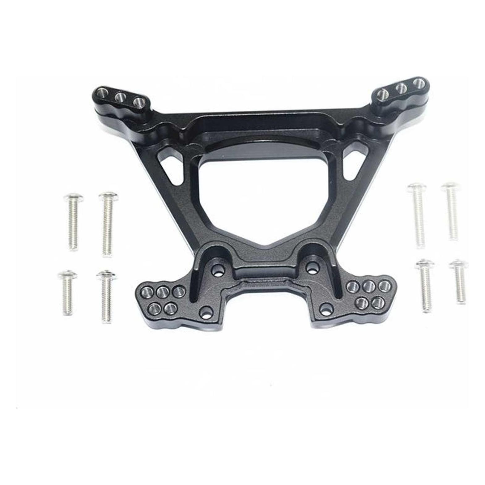 GPM aluminium dämpfersteher hinten schwarz trx rustler, hoss 4x4 (GPMRUS4030BK)