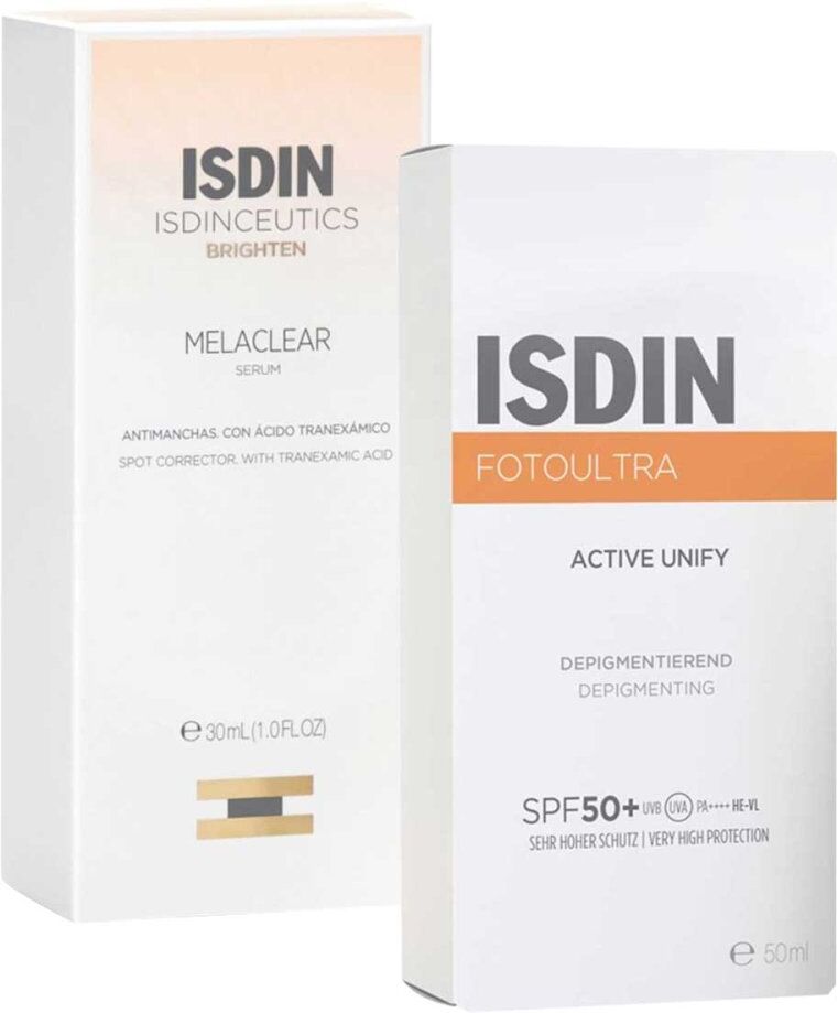 ISDIN Isdinceutics Melaclear Serum + Fotoultra Active Unify Fusi
