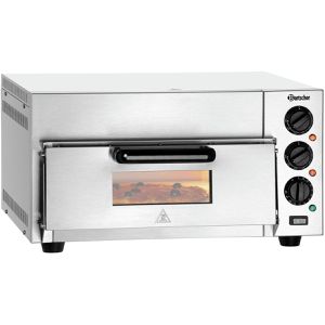 Bartscher Pizzaofen ST415, 2002102, 2000 Watt, silber, (B/T) 41,5 x 41 cm