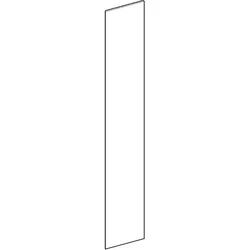 Geberit Ersatzteile Tür für Hochschrank 33x180cm salbeigrün matt, 246413IK1 246413IK1