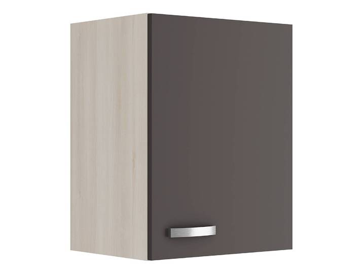 Armoire suspendue 45cm Gris/Anthracite/Imitation acacia