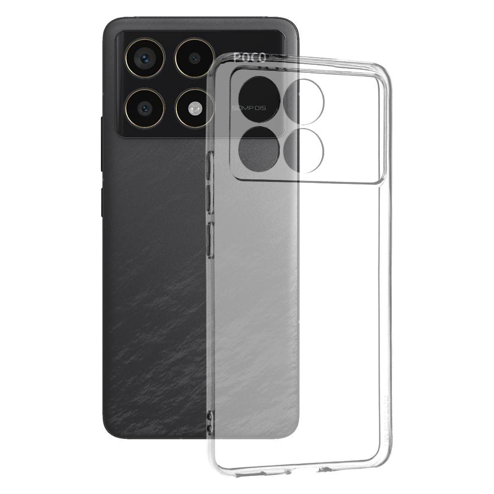 Techsuit - Clear Silicone - Xiaomi Poco F6 Pro - Transparent (Xiaomi Poco F6 Pro) (56355217)
