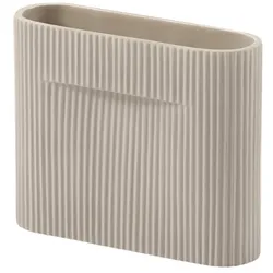 Muuto Ridge Vase, höhe 16,5 cm, beige