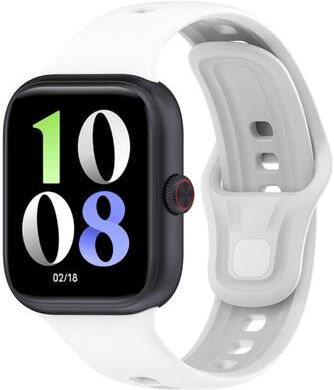 Everyday Crate Vivo Watch GT Band Soft Silicone Watch Strap Adjustable Replacement Wristband white