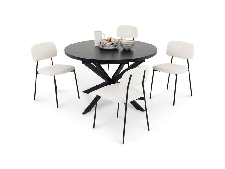 ESSGRUPPE TOLEDO 5er Set schwarz
