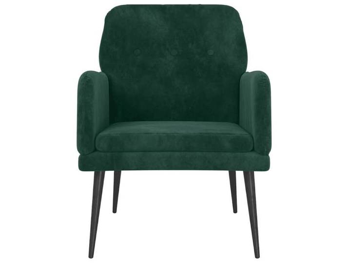 Vert Siège/Fauteuil - ZENCORE® 62x79x79cm - Fauteuil - Vert foncé - 62x79x79cm Velours Top700275471
