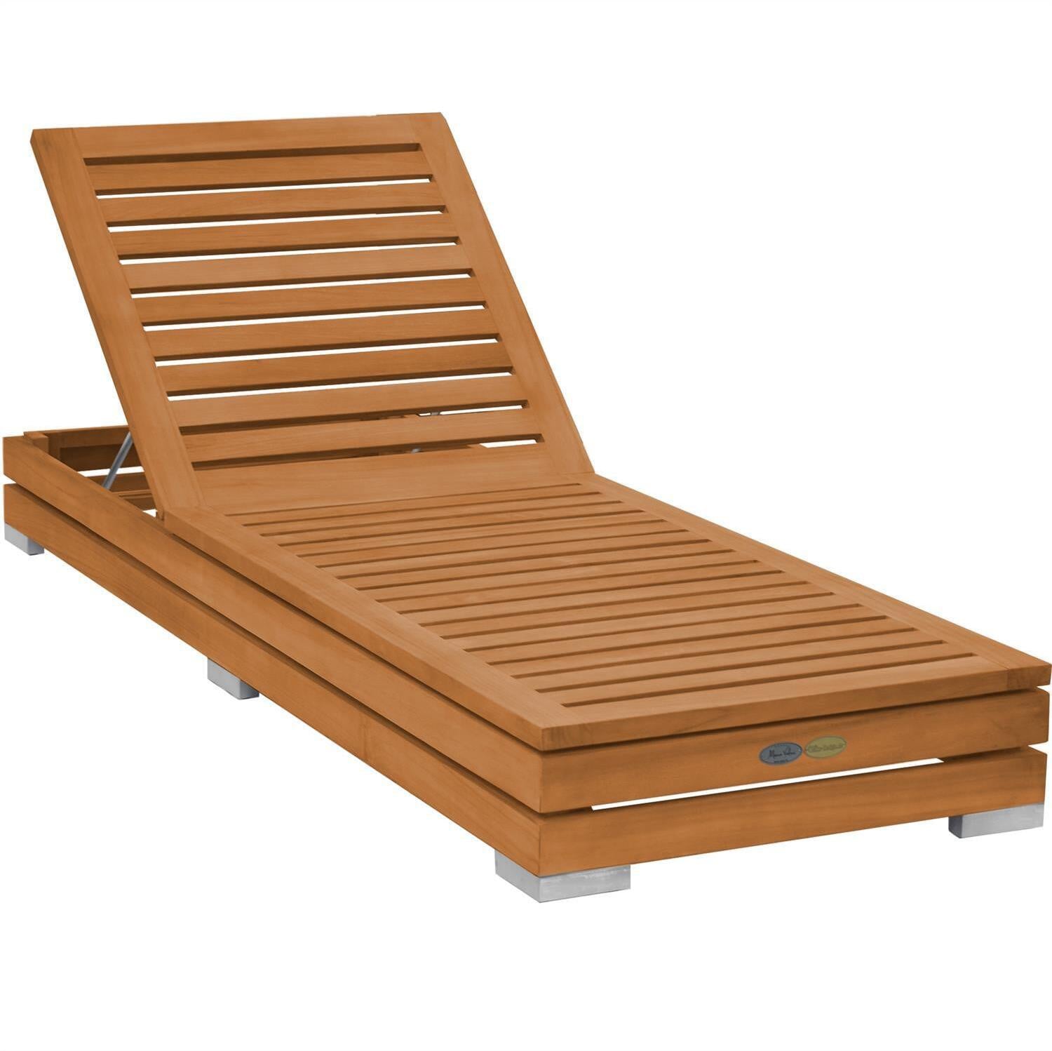 Lestix International Corsica Tuinstoel van massief weerbestendig teakhout