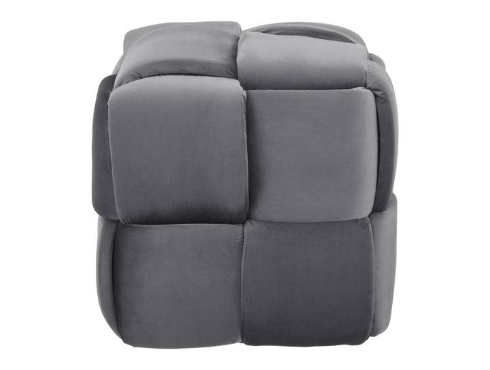 Hocker Ella Grau Samt