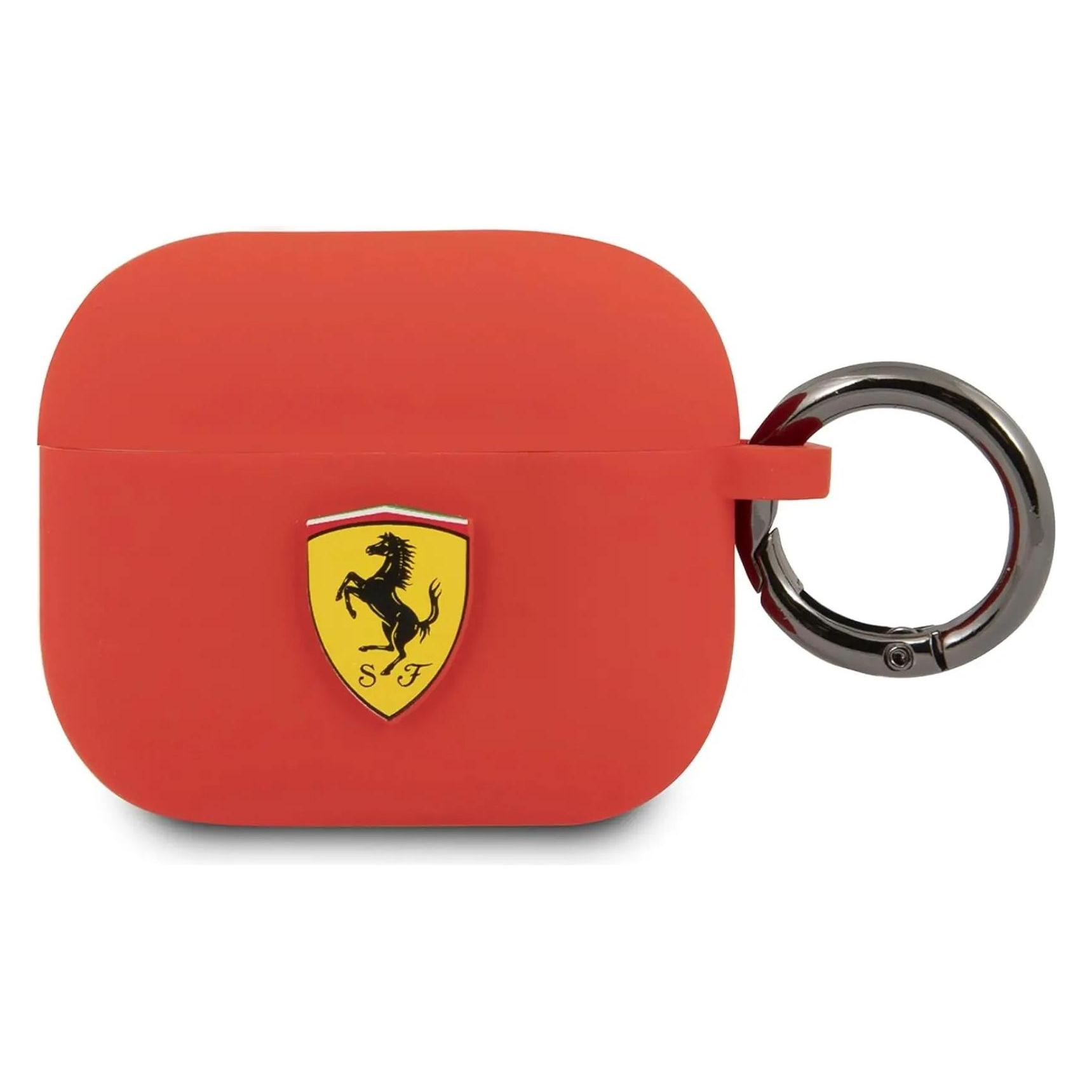 Ferrari FEA3SILRE AirPods 3 cover czerwony/red Silicone (Kopfhörer Hülle) (FER000458-0)
