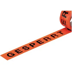 Warn-Klebeband -  Gesperrt