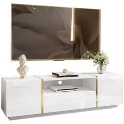 TV-SCHRANK ONYX HOCHGLANZ 158 CM PUSH OPEN