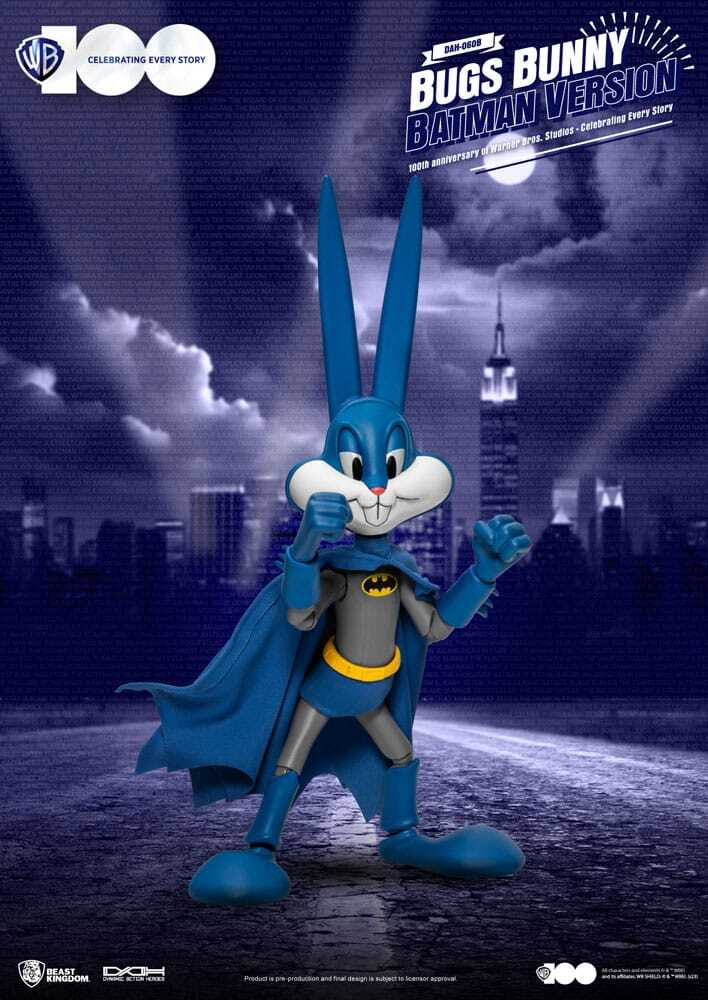 Beast Kingdom Toys Warner Brothers Dynamic 8ction Heroes Bugs Bunny Batman actiefiguur, 1/9 schaal, 17 cm