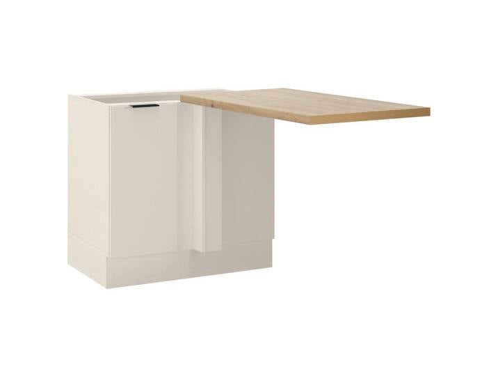 Carryhome Eckunterschrank Multan, Kaschmir, 1 Fächer, einmalig seitenverkehrt montierbar, 105x90x60 cm, Küchen, Küchenmöbel, Küchenschränke, Eckschränke Küche