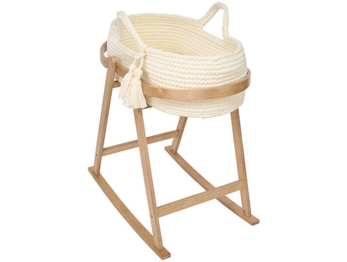 Jimmylee Moseskorb, Natur, Beige, Kunststoff, Höhe ca. 3 cm, 51x93x81 cm, Babymöbel, Babybetten, Stubenwagen & Babywiegen