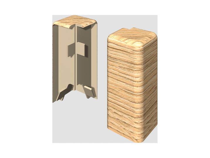 Egger Aussenecke 6 cm Eiche sand neues kubisches Profil 2 Stück