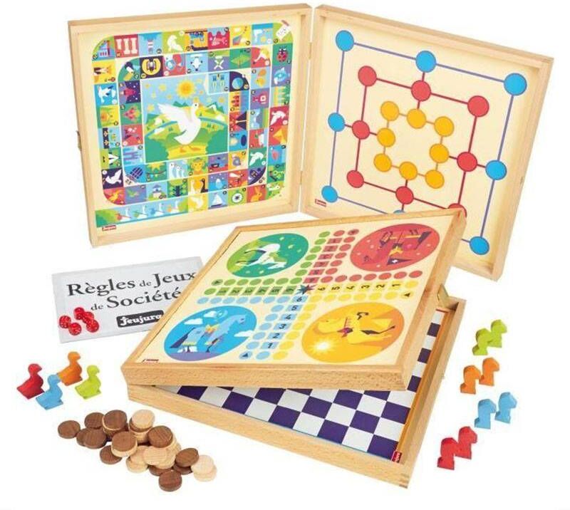 Coffret de jeux classiques 50 règles - Jeujura