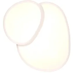 Trio, Deckenleuchte, Rise LED Deckenleuchte 21W dimmbar Weiss Matt CCT einstellbare Lichtfarbe Nachtlicht (2400 lm)