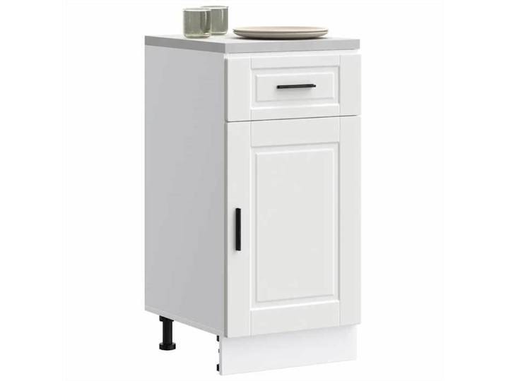 Mobilier de Cuisine-Armoire de cuisine Porto - blanc bois d'ingénierie NEUF BM169150561
