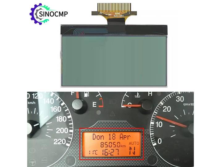 Écran d'affichage LCD du tableau de bord 51822828 51828263 503003011600 pour Punto Fiorino Doblo Qubo Linea Nemo Bipper Instrument Cluster