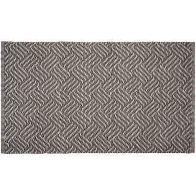 Fußmatte PAD "EDGE, Schmutzfangmatte", grau (stone, sand), B:72cm H:13mm L:92cm, Kunstfaser, Teppiche, Fußmatte, modernes Design, In- und Outdoor geeignet, auch als Läufer erhältlich