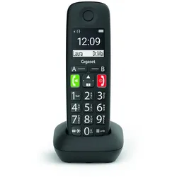 Gigaset E290HX Großtasten Mobilteil mit Ladeschale - schwarz