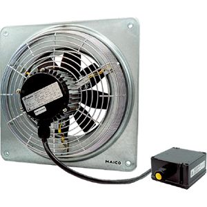 Maico Axiallüfter EZQ 20/4-E Ex e, 34,5 x 34,5 cm, Ø 200 mm, 57 dBA, Luftmenge 440 m³/h