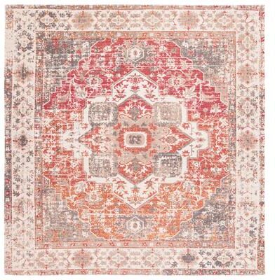 SAFAVIEH Handmade Saffron Traditional Oriental Distressed Cotton Rug