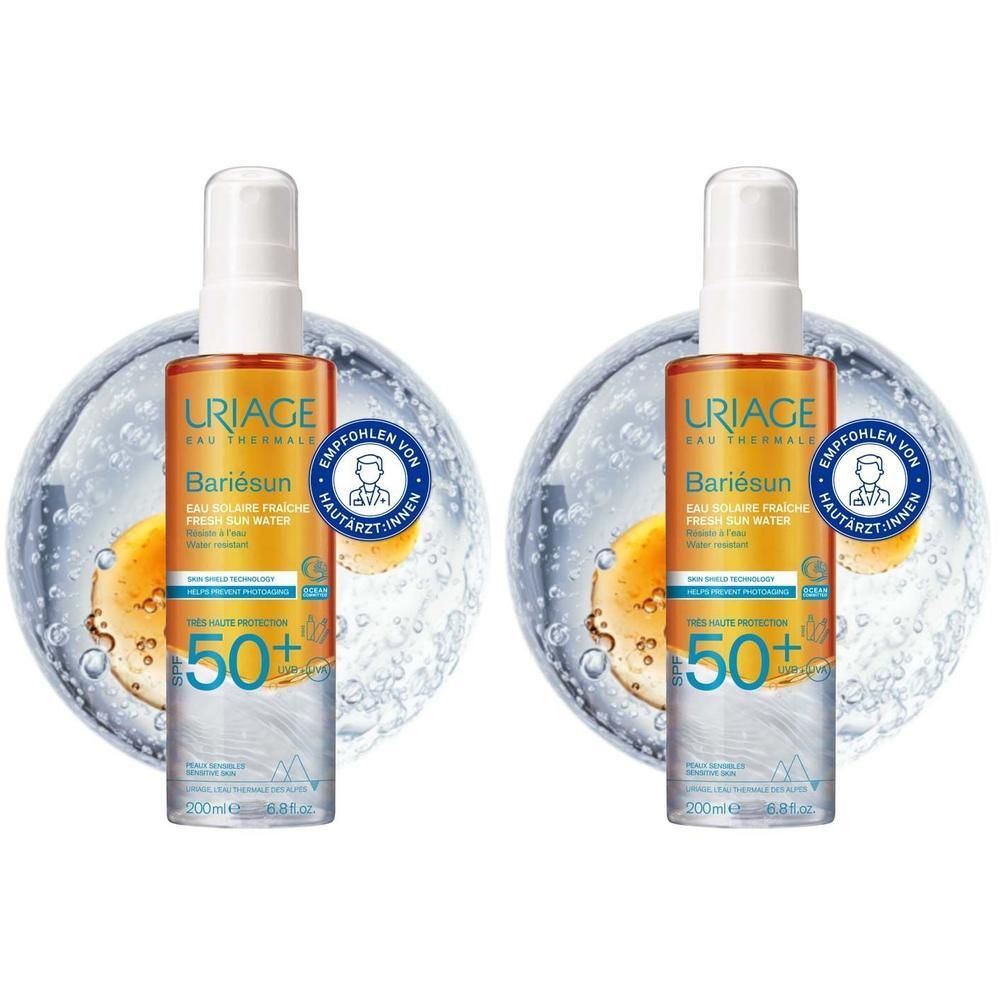 Uriage Bariesun Fresh Sun Water Spray SPF 50+ 2x 2x200 ml