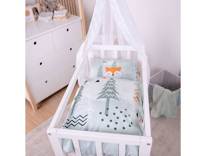 Linge de lit pour bébé Nordic Forest Vert