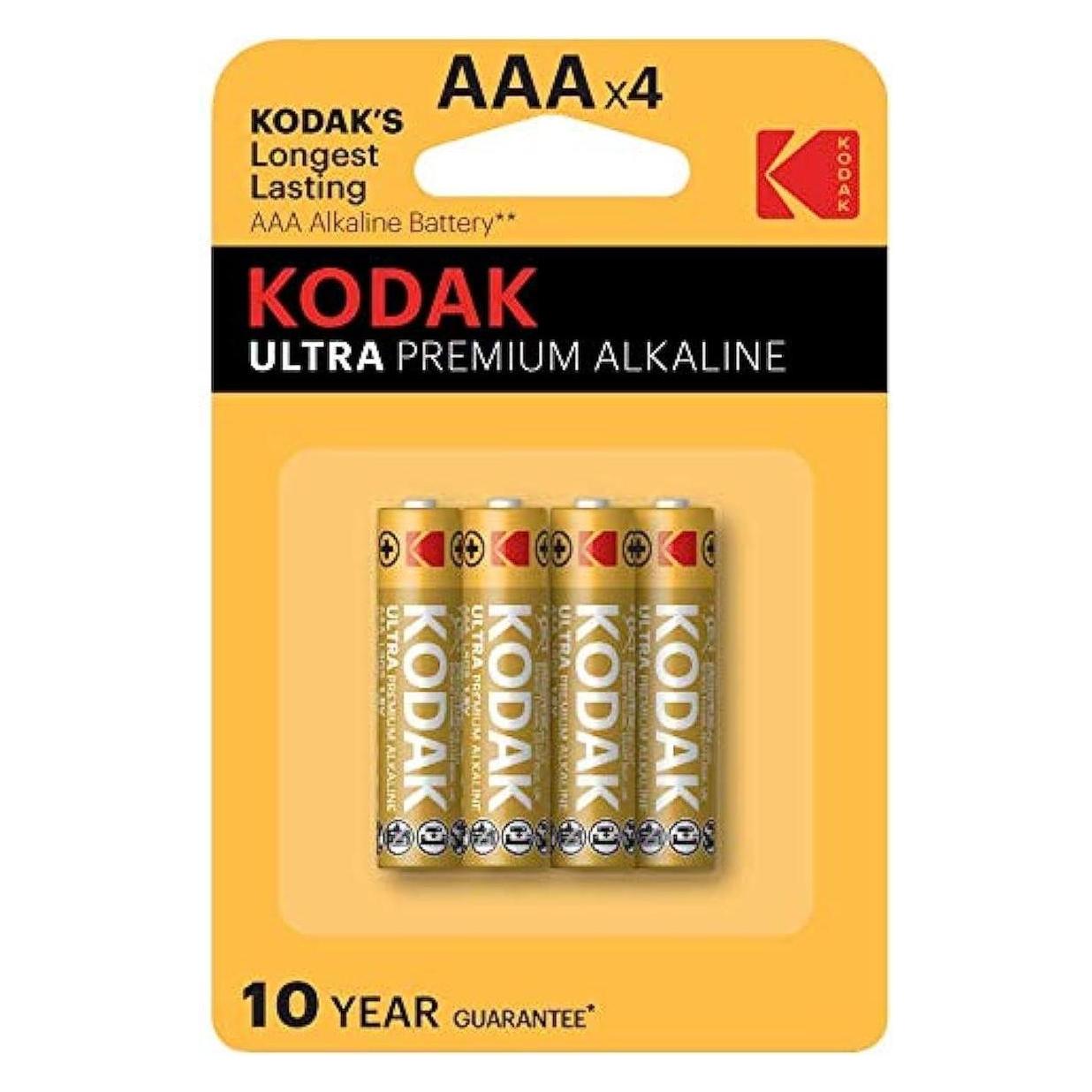 Kodak Ultra Premium Single-use battery AAA Alkaline - Batterie (4 Stk., AAA) (30959521)