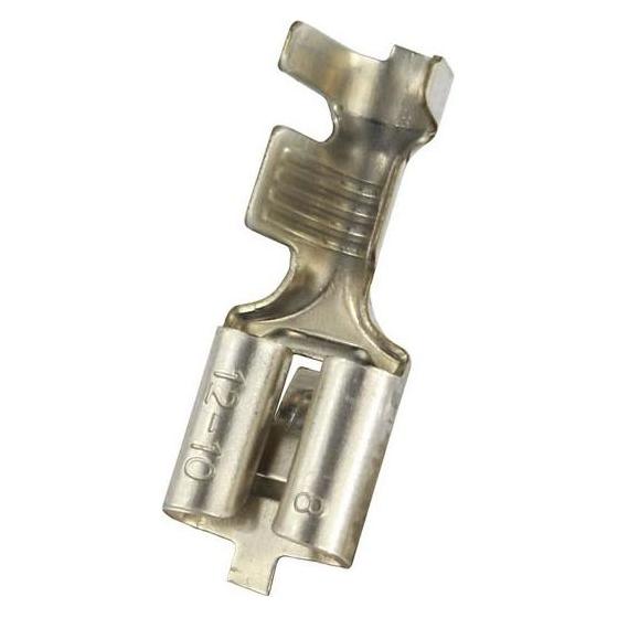 RS PRO Flachsteckhülse, 12 10 AWG, Unisoliert, 6 (2055308)