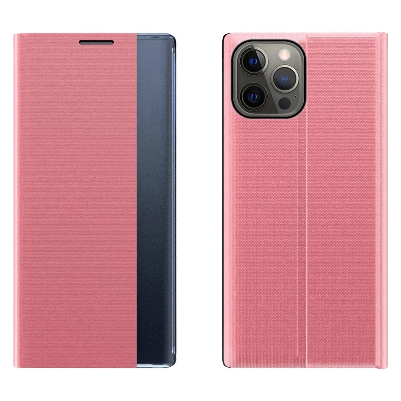 Hurtel Sleep Case Booktype Case Smart Schutzhülle Aufklappbare Hülle für iPhone 13 Pro Max rosa (Apple iPhone 13 Pro Max) (1404978613)