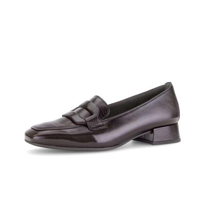 Slipper GABOR "Slipper", Damen, Gr. 38, braun (braun, rotwein), Schuhe Slipper
