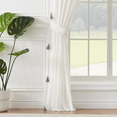Greenland Home Fashions Monterrey 84-inch Curtain Panels (Set of 2)