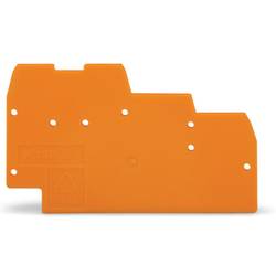 WAGO 270-321 Abschluss- und Trennplatte Passend für (Details): Dreistockklemmen Orange 100 St.