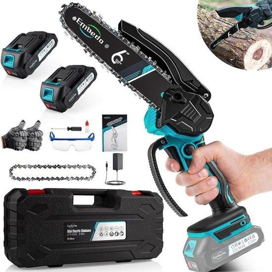Embedo Mini elektrische kettingzaag complete set