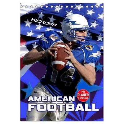 American Football - Kickoff (Tischkalender 2027 DIN A5 hoch), CALVENDO Monatskalender