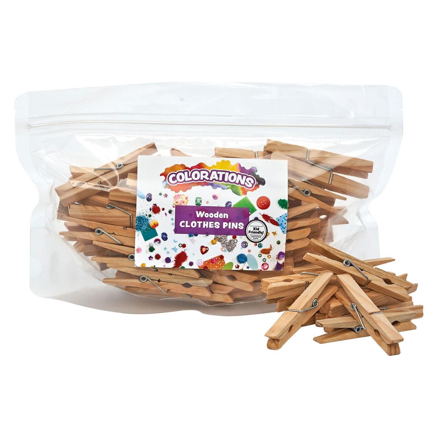 Colorations - Wäscheklammern aus Holz - 48 Stück. (68619280)
