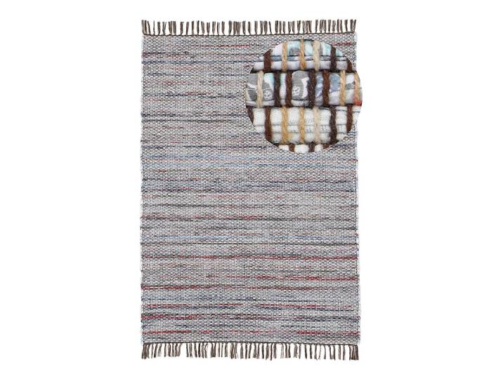 Tapis en coton Kelim Chindi Marron/Marron 140 x 200cm Coton