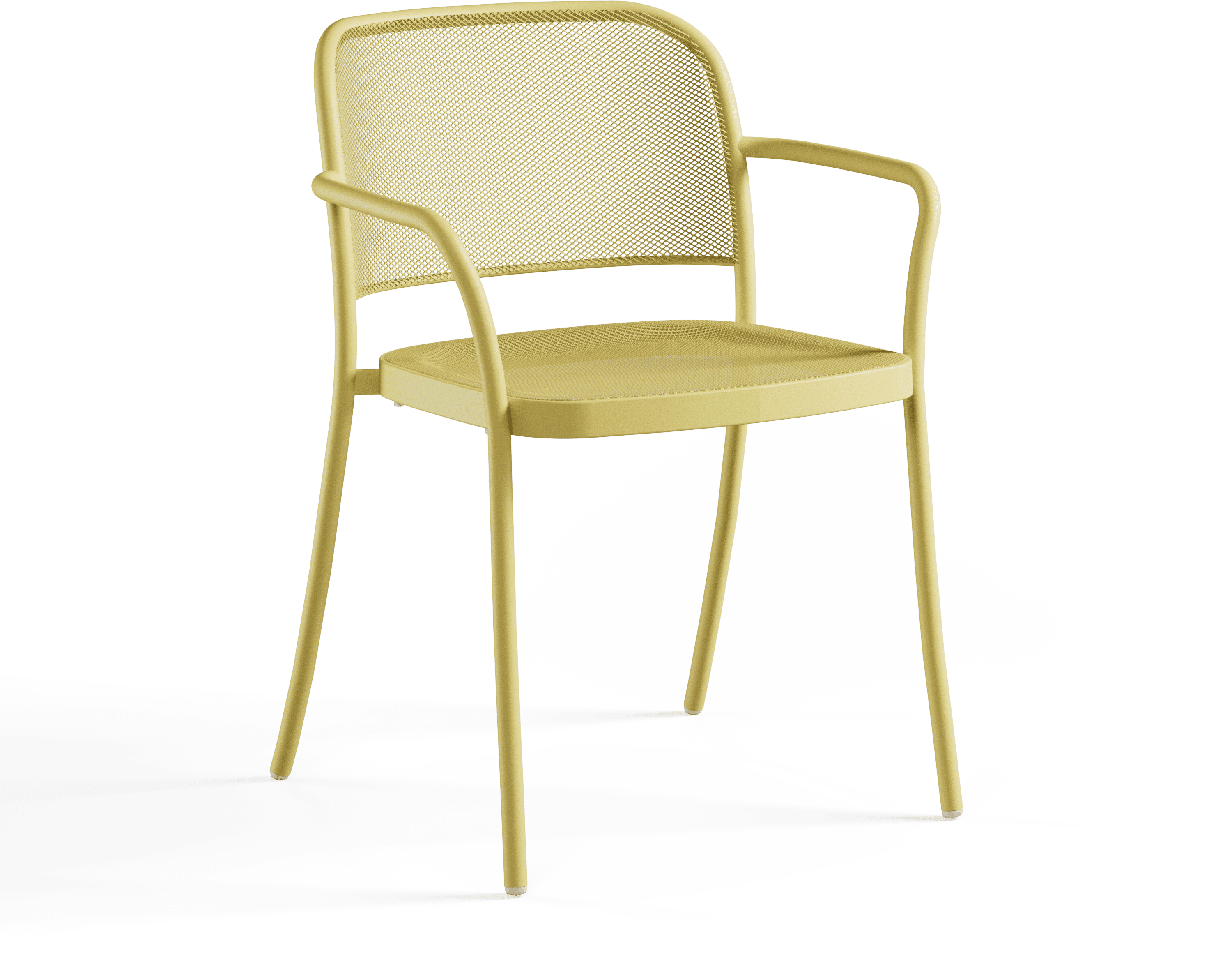 Emu Café 557 Armlehnstuhl (vanillegelb (83, VANILLA YELLOW)) vanillegelb (83, VANILLA YELLOW)