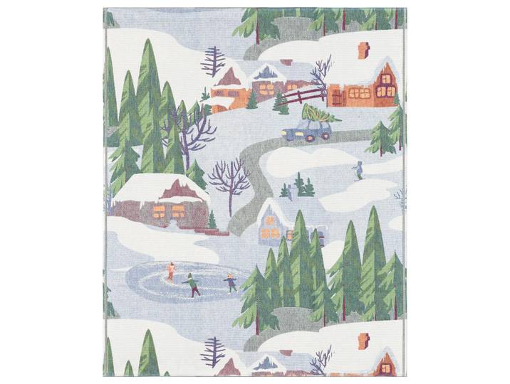 Ekelund Linneväveri Couverture Vinterliv 140x170 cm Multi