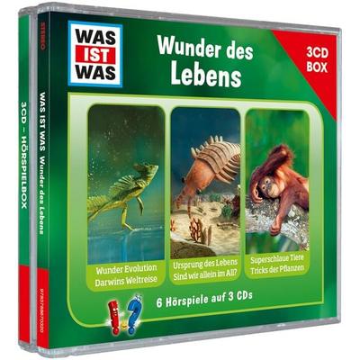 WAS IST WAS 3-CD Hörspielbox. Wunder des Lebens - , CD, 9783788670320