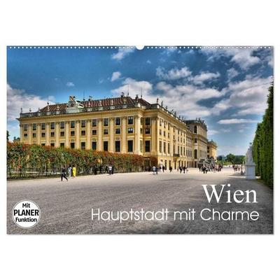 Wien - Haupstadt mit Charme (Wandkalender 2027 DIN A2 quer), CALVENDO Monatskalender