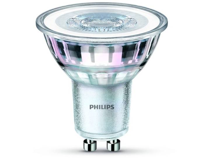 Leuchtmittel Philips Glas GU10 T 5 cm 4.6 W - Farbe: weiss - LED - Lichtfarbe: Extra warmweiss- LED Leuchtmittel
