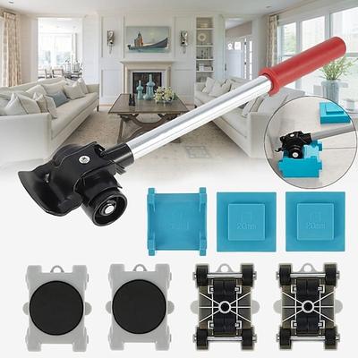 Möbelheber- und Umzugswerkzeug-Set, 440 lb, Hochleistungs-Möbelheber mit 4 Rollen, einfach Sicheres Umzugsset für Sofas, Kühlschränke, Couches, Teppiche Hartböden
